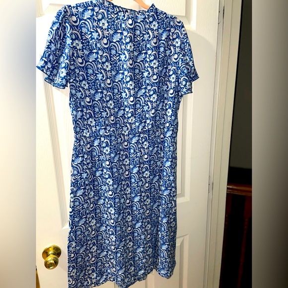 Blair NWT Medium Blue Floral Dress - Picture 4 of 5